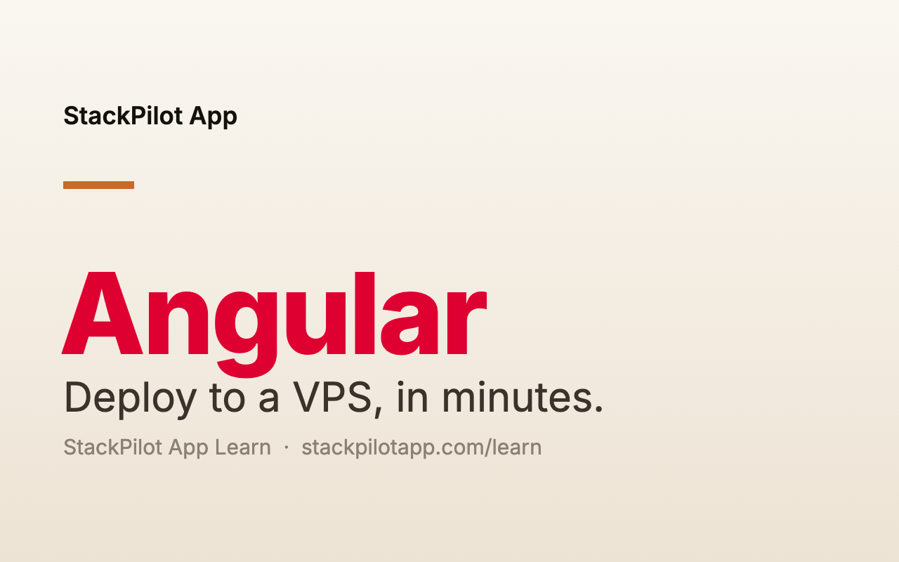 How to Deploy an Angular App to a VPS (Angular CLI, Nginx and Free SSL)